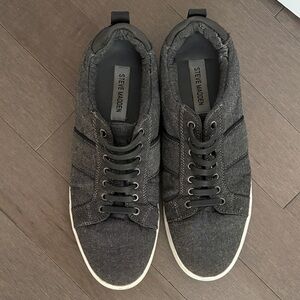 Steve Madden Charcoal and White Sneakers